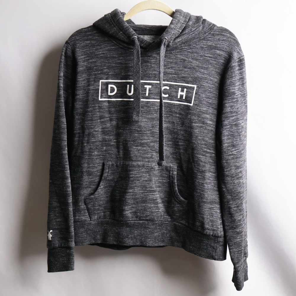 Reflex Dutch‎ Bros Coffee Hoodie Mens XL Charcoal Gray Heather Graphic